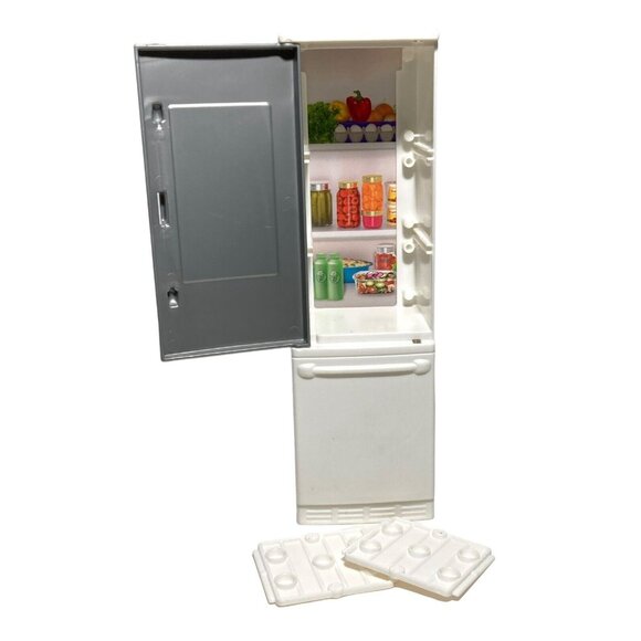 Barbie Dreamhouse Refrigerator Trays Kitchen #FHY73 #GNH53 Replacement Dollhouse - Picture 3 of 11